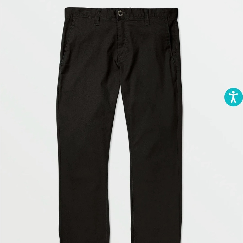 Volcom modern black chinos